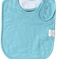 Isabeli Organic Cotton Toddler Drool Bibs 4 Pack - Blue
