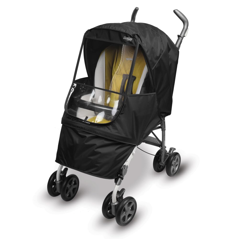 Manito Elegance Alpha Stroller Weather Shield/Rain Cover (Black)