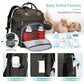 Derjunstar Diaper Bag Backpack,Baby Diaper Bags, Mothers Day Gifts, Multifunctional Travel Diaper Waterproof Backpack For Baby B