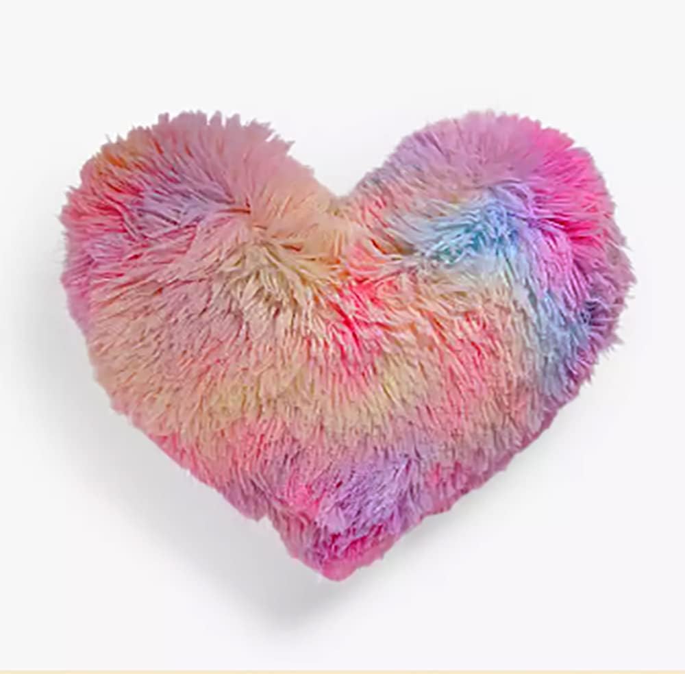 KINHA COLLECTION Love Heart Pillow 12 x 12 Inch | Soft Plush Heart Shape Cushion for Kids, Babies, Girls & Couples | Decorative 