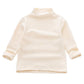 Modntoga Toddler Turtleneck Baby Girl Boy Long Sleeve Shirt Solid Color Mock Neck Shirt Turtleneck Blouse Fall Winter Clothes (C