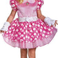 Disguise Disney Minnie Mouse Classic Tutu Girls' Costume, Pink Large (4-6X)