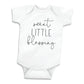 Bump And Beyond Designs Baby Girls Pregnancy Announcement For Grandparents Sweet Little Blessing Leotard White, 0-3 Months