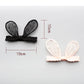 2-Pack Easter Bunny Headbands Rabbit Ears Lace Elastic Bow - Cute Stretch Hairbands For Baby Girls , Newborn,Toddler And Childre