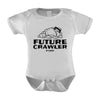 Off-Camber Apparel Infant Future Crawler Onesie Offroad 4X4 Outfit Multiple Sizes/Colors (6 Month, White)