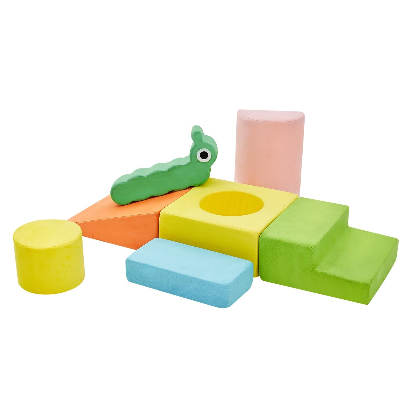 Climbing Toys For Toddlers, Toddler Climbing Toys Indoor, 7-Piece Soft Foam Climbing Blocks Set, Baby Climbing Toys, Toddler Pla