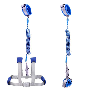 Child Backpack Leash For Toddlers & Kids  98Inch Lengthen Child Safety Walking Leash -Blue