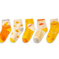 Syga 5 Pairs Baby Girl & Baby Boy Socks, Toddlers Infant Cotton Warm Stretch Crew Socks With Duck Design, Suitable For 9 Months 