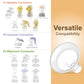 Maymom Myfit Comfy Series 17 Mm Two-Piece Design Breastshield Compatible With Medela Breast Pumps; Not Original Medela Pump Part