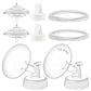 Maymom Pump Parts Compatible with Spectra S1 S2 9 Plus Electric Breastpump, 14mm Flange Valve Tubing Backflow Protector, Not Ori