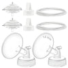 Maymom Pump Parts Compatible with Spectra S1 S2 9 Plus Electric Breastpump, 14mm Flange Valve Tubing Backflow Protector, Not Ori