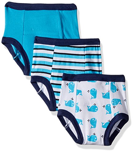 Luvable Friends Unisex Baby Cotton Training Pants, Whale, 2 Toddler – Cutebabybu WBCBBB0743M24PM