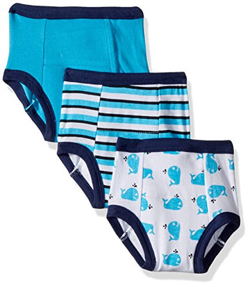 Luvable Friends Unisex Baby Cotton Training Pants, Whale, 2 Toddler