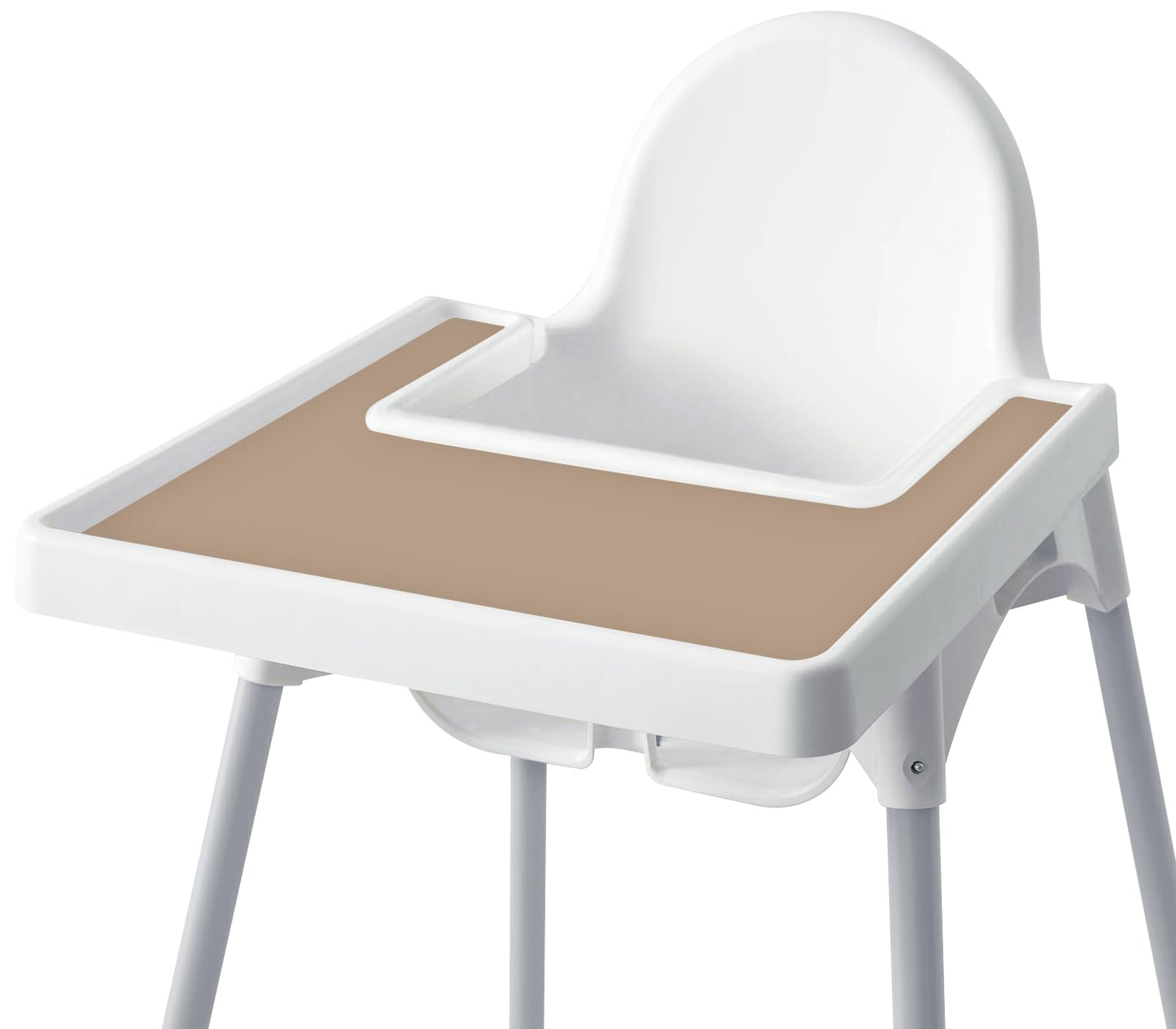 High Chair Placemat for IKEA Antilop Baby High Chair, Silicone Placemats, High Chair Tray Finger Foods Placemat for Boys and Gir