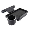 Oshotto Universal (FT04) Foldable Car Auto Headrest Rear Back Seat Table Drink Food Cup Tray Holder (Black)