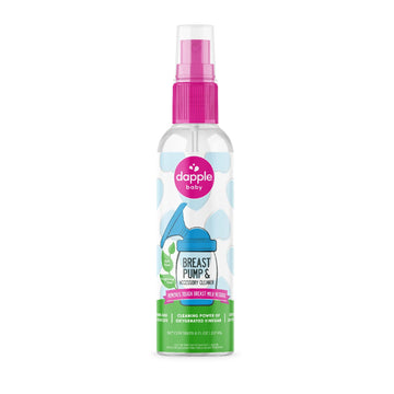 Dapple Breast Pump Cleaner Spray Baby, 8 Fl Oz Bottle, Unscented, Plant Based & Hypoallergenic - Removes Milk Residue - Easy Rin