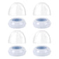 4-Pack Philips Avent Bottle Rings & Caps, Replacement Screw Rings For Natural Plastic & Glass Bottles