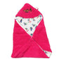 BOC (Bundle of comfort) Little Builders Wrap  Hooded Baby Blanket with Soft Cotton Lining | Cozy Infant Swaddle Wrap for Newbor