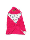 BOC (Bundle of comfort) Little Builders Wrap  Hooded Baby Blanket with Soft Cotton Lining | Cozy Infant Swaddle Wrap for Newbor