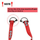 Hooshing 2Pcs Kids Baby Safety Seat Belt Adjustable Supermarket Shopping Cart Belt Chair Seat Belts Red