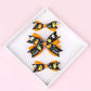Love Sweety Baby Rose Halloween Headband Infant Pumpkin Hairband Bow Hair Clips (3Pc A Orange)