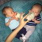 Twin Z Pillow Teal 6 Uses In 1 Twin Pillow Breastfeeding, Bottlefeeding, Tummy Time, Reflux, Support And Pregnancy Pillow!