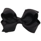 Zoonai 3 Inch Baby Girl Hair Bows Boutique Hair Clip Teens Toddlers Hairpin Headwear - Set Of 2 (Black)