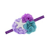 Baby Starfish Mermaid Headbands With Flower Hairband Girls Hair Accessories Jb321 (Purple Flower)