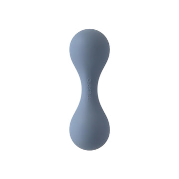 mushie Silicone Baby Shaker Rattle Toy | Ages 3+ Months (Tradewinds)