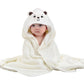 Baby Hooded Towels,31 x 31 in Baby Washcloths, Infant Super Soft Baby Bath Towels with Hood for Toddlers1-3,Highly Absorbent Vis
