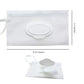 Baixikly 2 Pcs Baby Wipes Dispenser Reusable Wipes Pouch, Baby Wipe Holder Containers Transparent Wipe Carrying Pouches Cases Fo