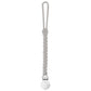 Ryan & Rose Cutie Clip Braiden Pacifier Clip - Braided Silicone (Slate)