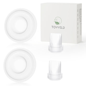 Tovvild Duckbill Valves Silicone Diaphragm Compatible With Momcozy V1/V2 Breast Pump, Replacement Pump Parts Accessories Compati