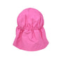 Flap Happy Upf 50+ Flap Hat With Ties, Candy Pink, Medium