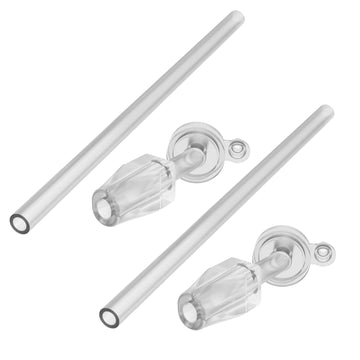 Nuby Thirsty Kids Reflex Flip-It 2 Pack Replacement Spout And Extension Straw Sets