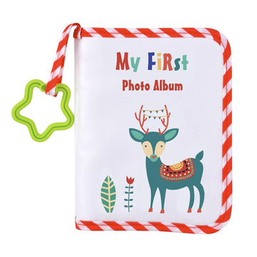Zuyyon Baby Photo Album Baby Memory Book, Soft Cloth Photo Book First Year Memory Album Shower Gift For Newborn Toddler & Kids,