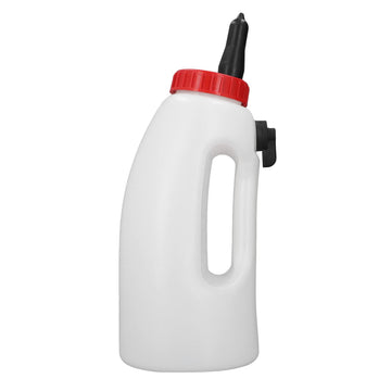 Calf Milk Bottle, 4L New Born Calf Milk Feeder Farm Nursing Equipment With Handle Nipple