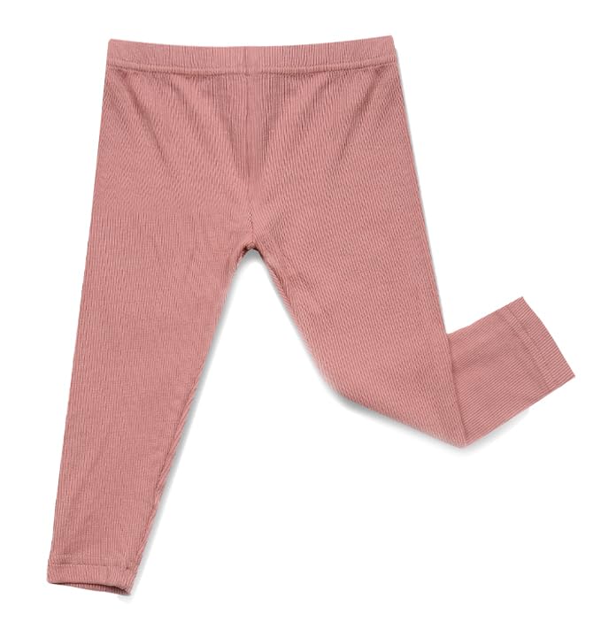 Avauma Baby Boys Girls Pajama Set Kids Toddler Snug Fit Ribbed Sleepwear Pjs For Daily Life Style (S/Indi Pink(L))