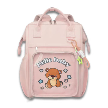 Aavjo Baby Diaper Bag Backpack | Waterproof Maternity Travel Bag for Mothers | 15 Pocket Baby Organizer with Insulated Bottle Ho