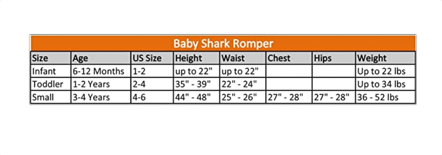Rubie'S Unisex Child Rubies Baby Shark With Sound Chip Costume, As Shown, Infant Us