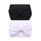 Yanjie Baby 7Inch Large Bows Headwrap Stretch Print Textured Fabric Top Knot Turban Headband Hair Accessories For Baby Girls 2Pc