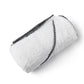 Malabar Baby Luxe Bamboo, Unisex, Baby & Toddler Bath & Beach Towel, Detailed Pom Pom Trim (Grey)