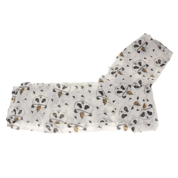 Club Bollywood Cotton Muslin Receiving Blanket Swaddle Bedding Cover for Baby Panda Pattern|Baby | Nursery Bedding |Blankets & T