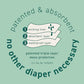 I Play. By Green Sprouts Reusable, Eco Snap Ruffled Swim Diaper With Gussets, Upf 50, 3T, White Zinnia, Patented Design, Standar