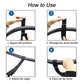 Syooy 2 Pack Baby Stroller Safety Wrist Strap Adjustable Pram Wheelchair Hand Leash Black Retractable Adjustable Dog Leash Short