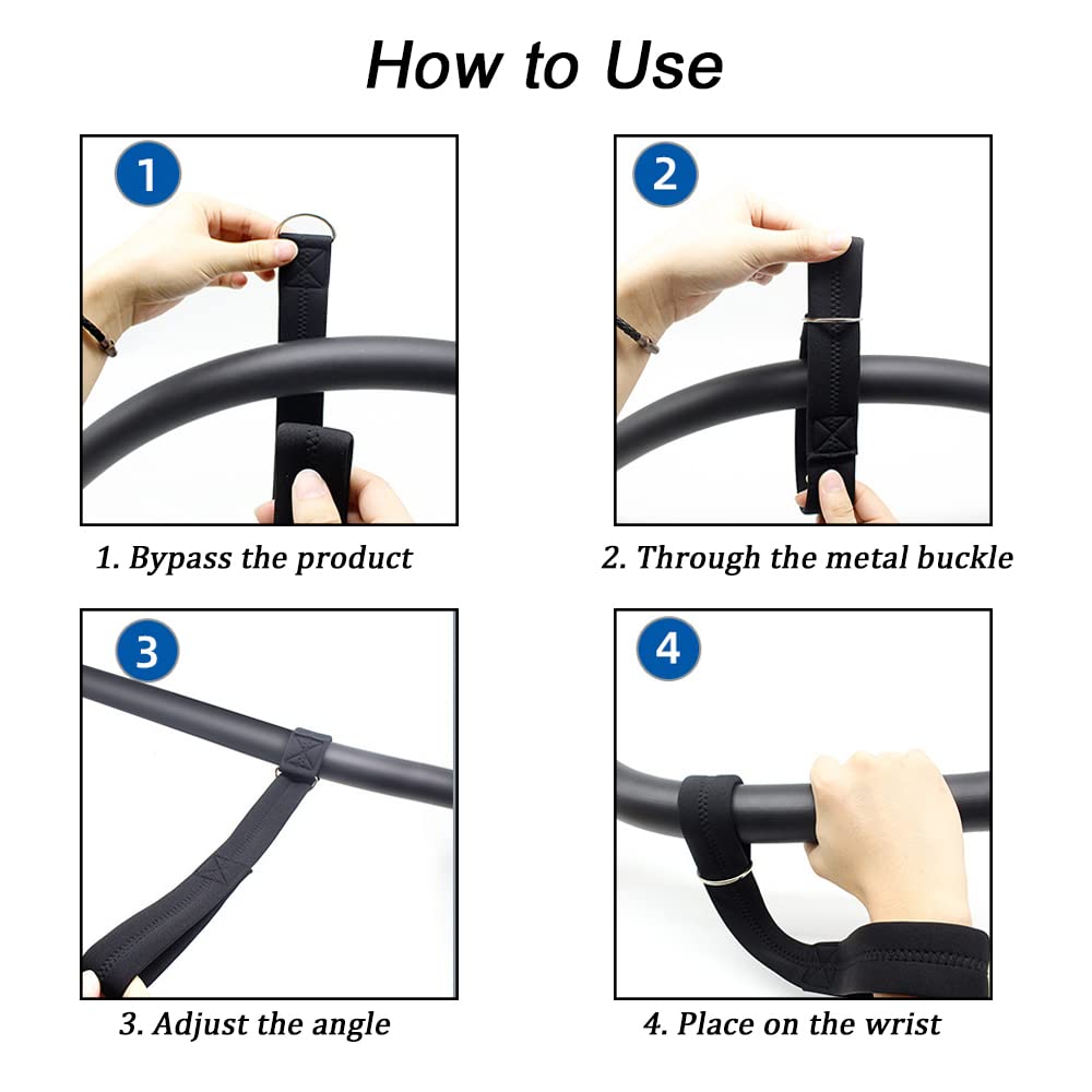 Syooy 2 Pack Baby Stroller Safety Wrist Strap Adjustable Pram Wheelchair Hand Leash Black Retractable Adjustable Dog Leash Short