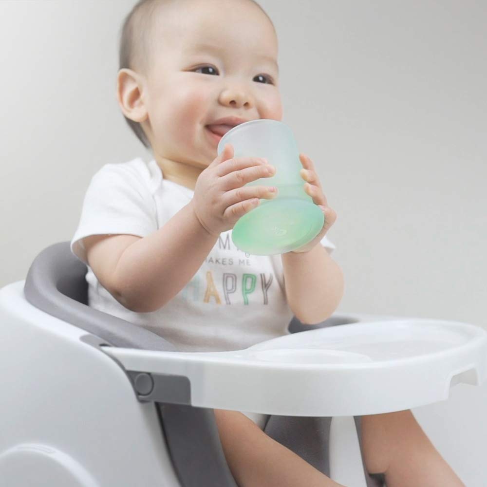 Olababy Silicone Training Cup | Water Drinking Cup For Babies | 6+ Mo Infant To 12-18 Months Toddler | Transition To Sippy Cup F