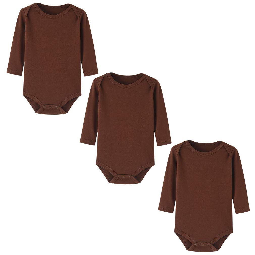 Enfants Ch?Is Brown Bodysuit Baby 9 Months