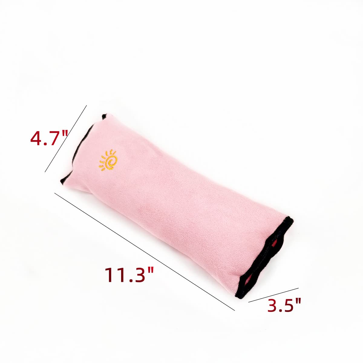 Fannuoncc 2 Pcs Auto Pillow Car Safety Belt Protect, Shoulder Pad, Adjust Vehicle Seat Belt Cushion For Kids (Blue/Pink)