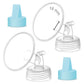 Maymom Pump Part Compatible with Spectra Ameda Luna Pumps, Inc Wide Mouth 18mm Flange Blue Duckbill Valve; Not Original Spectra 